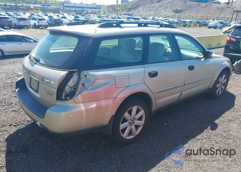 2008 Subaru Outback 2.5I/2.5I L.l. Bean Edition из США, поврежденный, VIN 4S4BP61C587333101